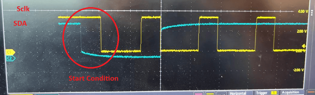 i2c Start condition