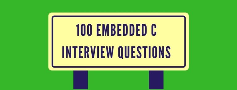 Embedded c interview questions and answers 2022 aticleworld