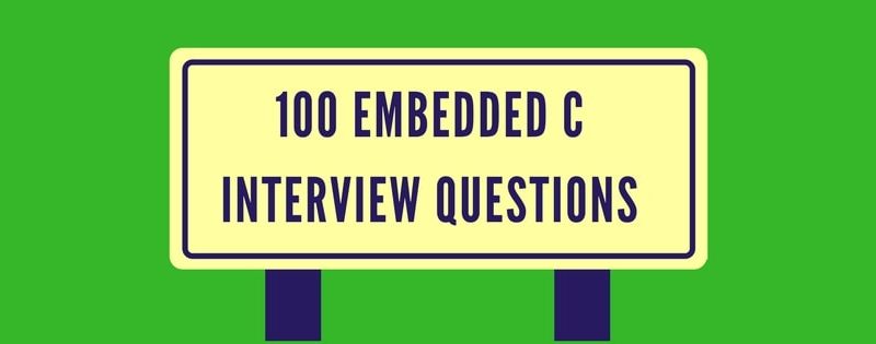 embedded c interview questions
