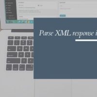 Parse XML response in C without using library