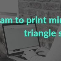 C program to print mirrored right triangle star pattern