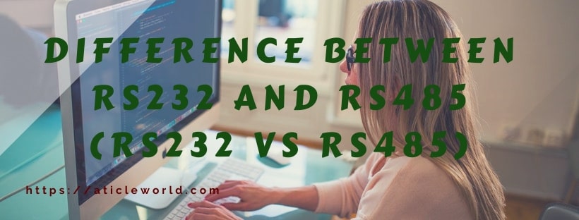 Rs232 vs Rs485