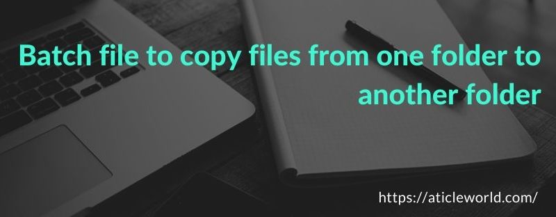 copy files from one folder to another