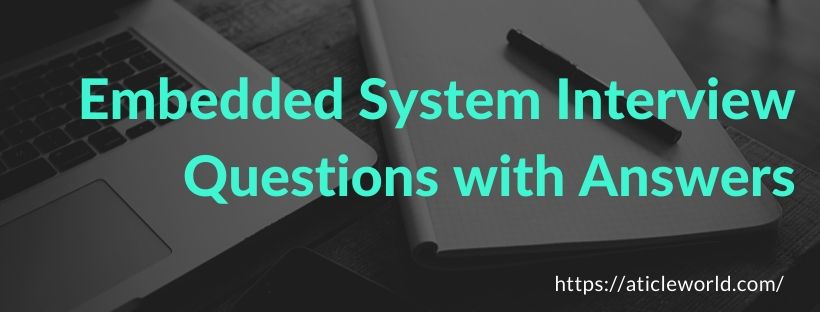 embedded system Questions with answers