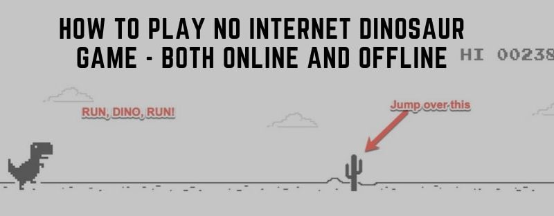 No internet dinosaur Game