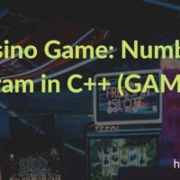 Number Guessing Game Program in C++ (GAME PROJECT)