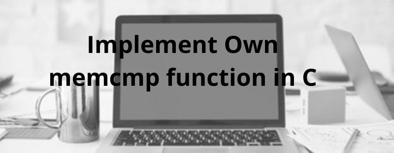 implement memcmp in C
