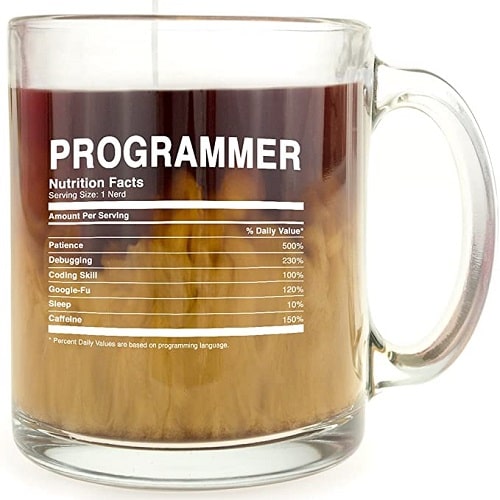 Nutrition mug programmer