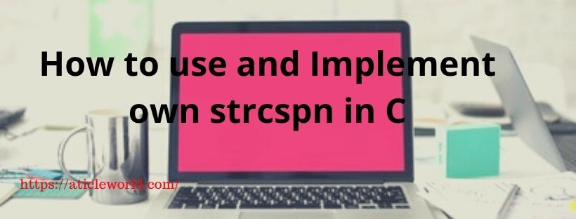 strcspn implementation in c