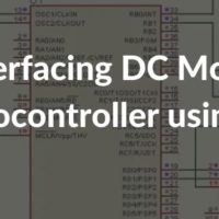 Interfacing DC Motor with PIC Microcontroller using L293D