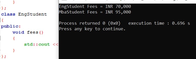 compile time polymorphism with template