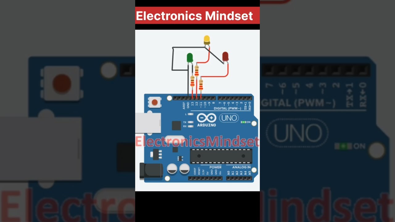 Arduino Traf Video Thumbnail: Arduino traffic light project #shortsfeed #shortsvideo ...